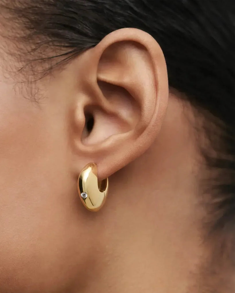 PDPAOLA - Wave Hoops - Gold - 18K Plated-PDPAOLA-treehaus