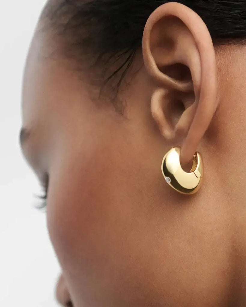 PDPAOLA - Wave Hoops - Gold - 18K Plated-PDPAOLA-treehaus