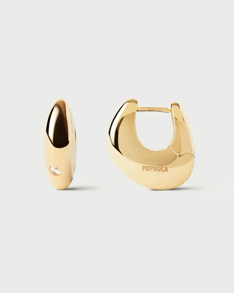 PDPAOLA - Wave Hoops - Gold - 18K Plated-PDPAOLA-treehaus