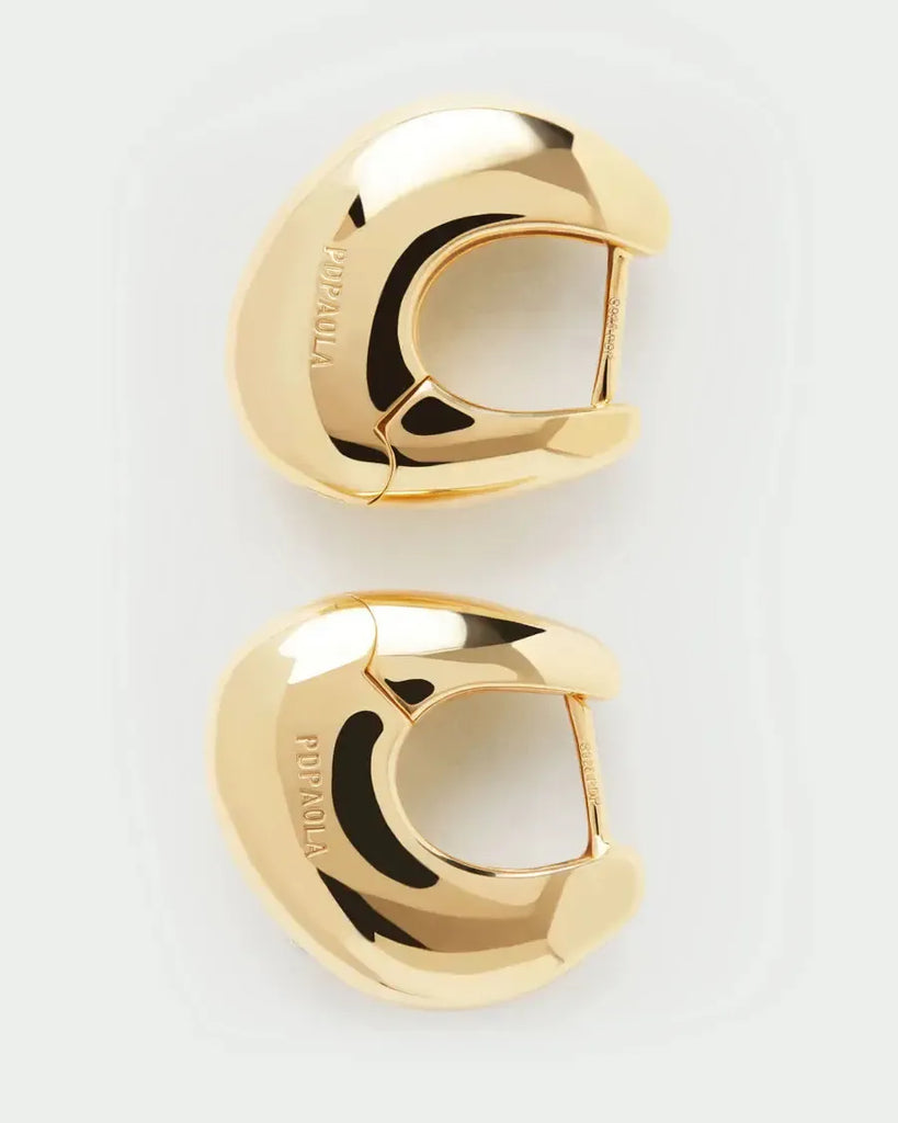 PDPAOLA - Wave Hoops - Gold - 18K Plated-PDPAOLA-treehaus