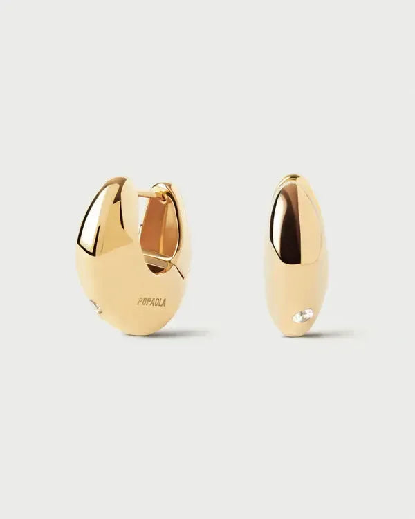 PDPAOLA - Wave Hoops - Gold - 18K Plated-PDPAOLA-treehaus