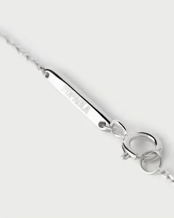 PDPAOLA - Wave Necklace - Silver - Rhodium Silver Plated-PDPAOLA-treehaus