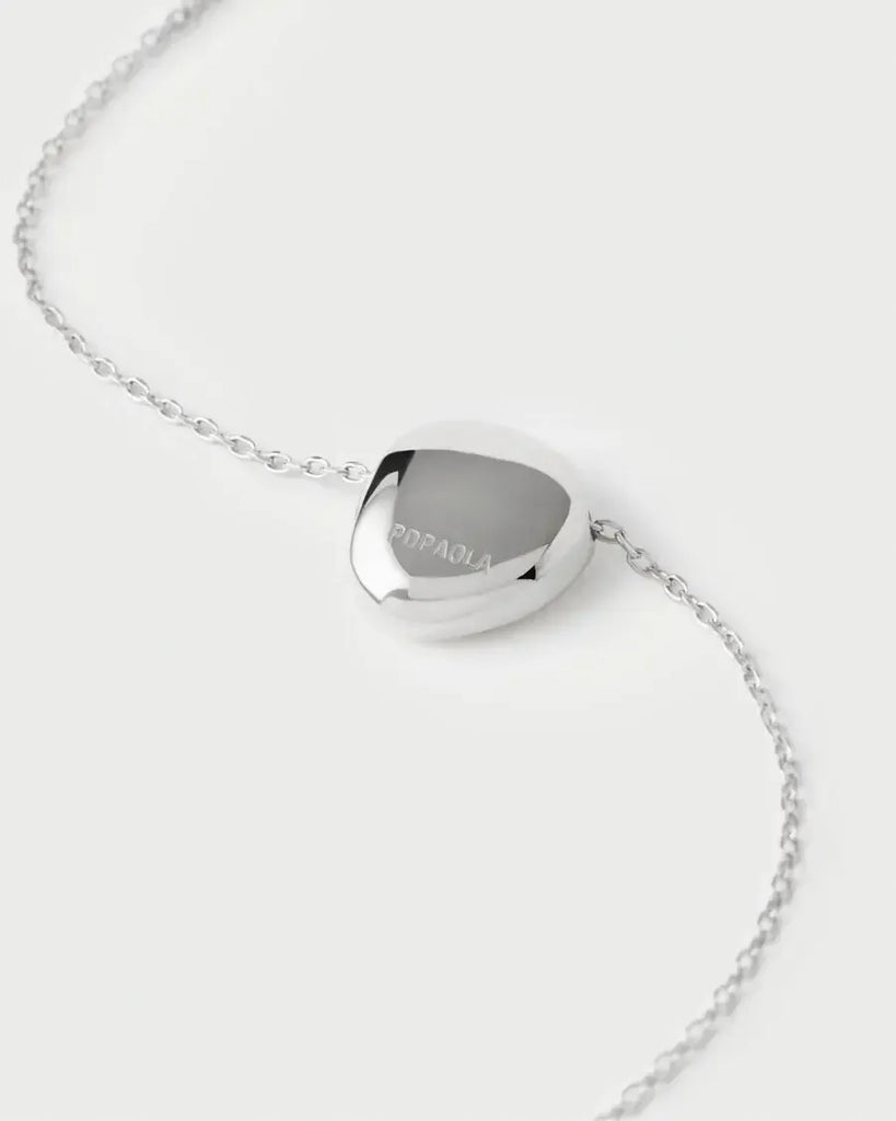 PDPAOLA - Wave Necklace - Silver - Rhodium Silver Plated-PDPAOLA-treehaus