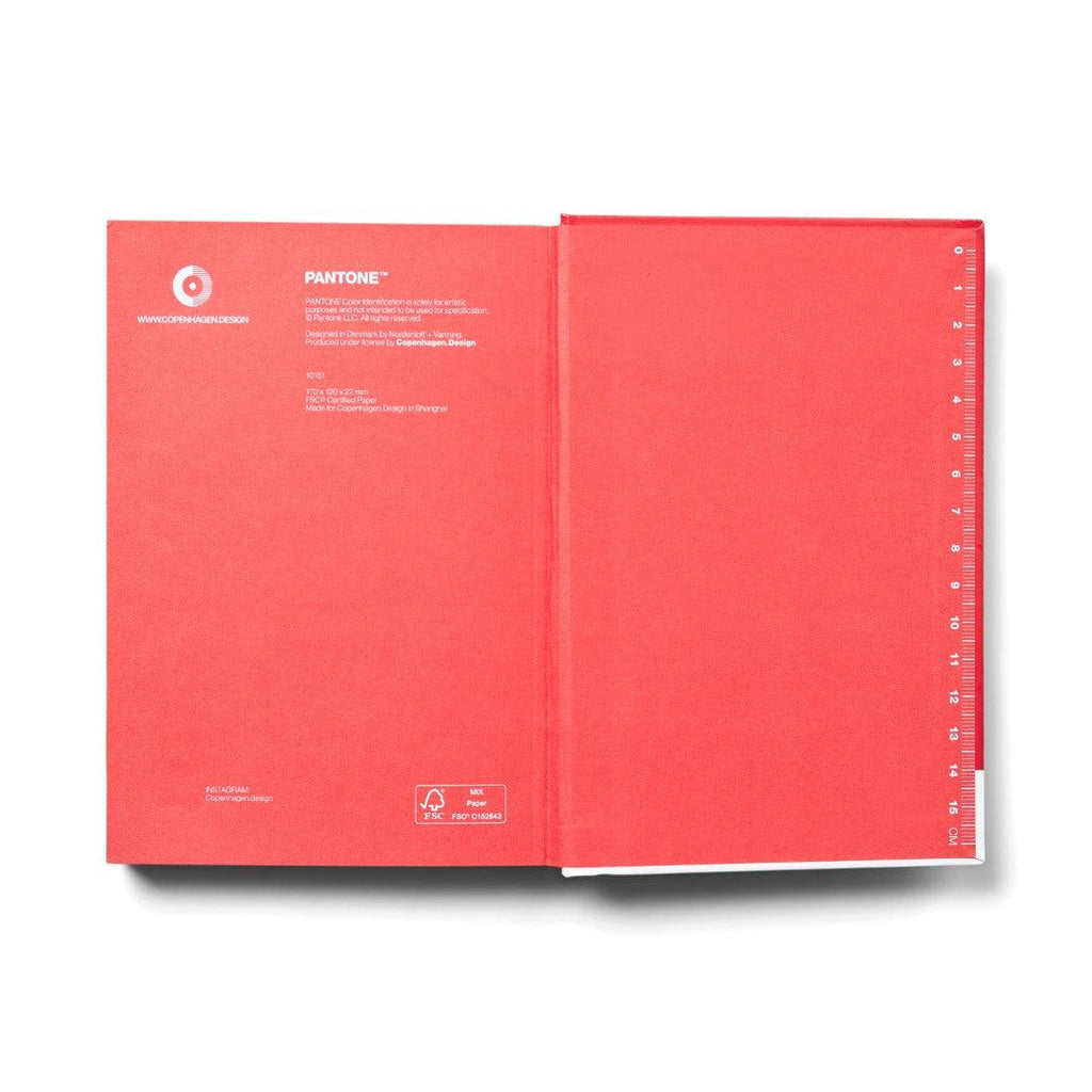 Pantone Dot Grid Notebook - Red-Copenhagen Design-treehaus