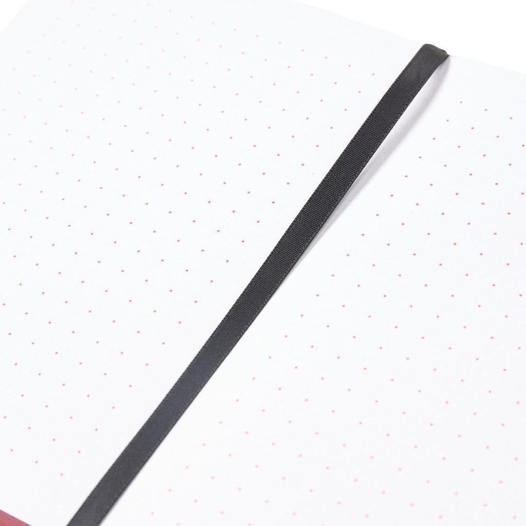 Pantone Dot Grid Notebook - Red-Copenhagen Design-treehaus