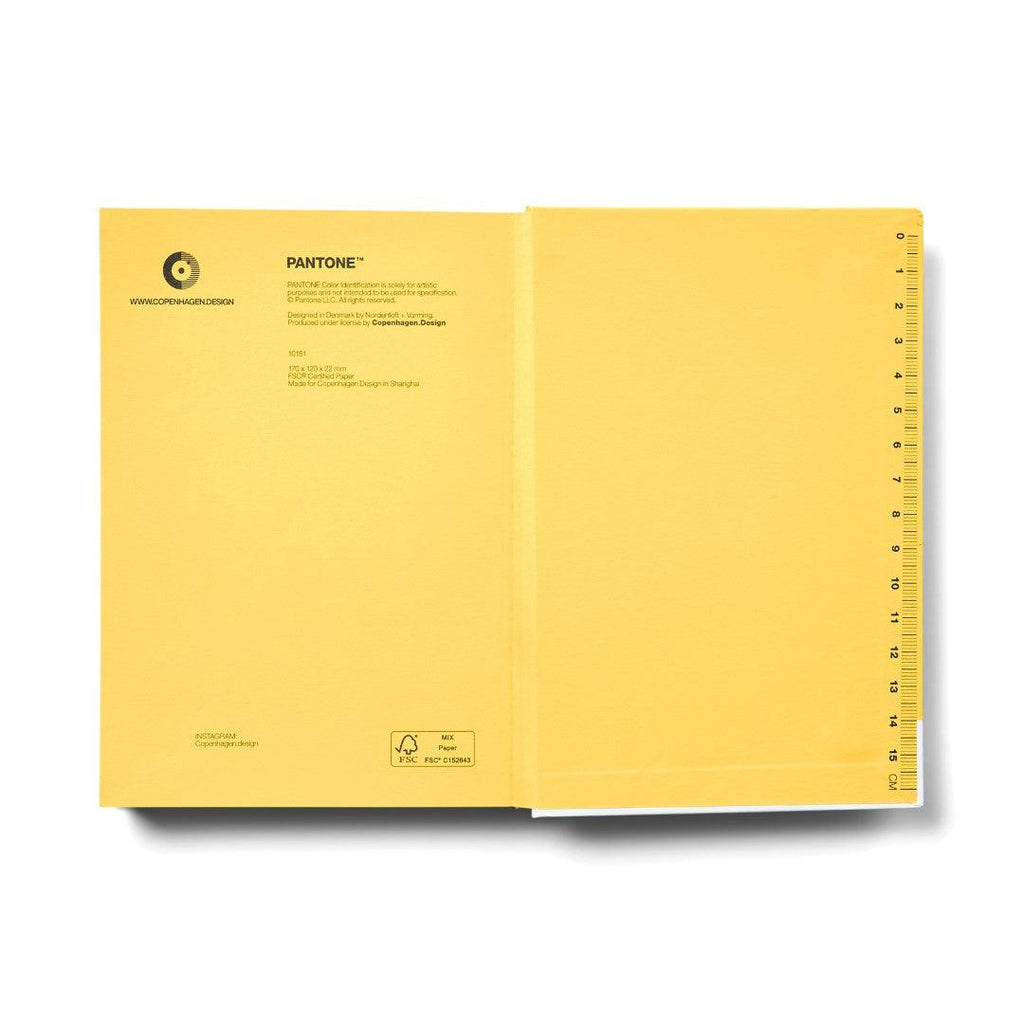 Pantone Dot Grid Notebook - Yellow-Copenhagen Design-treehaus