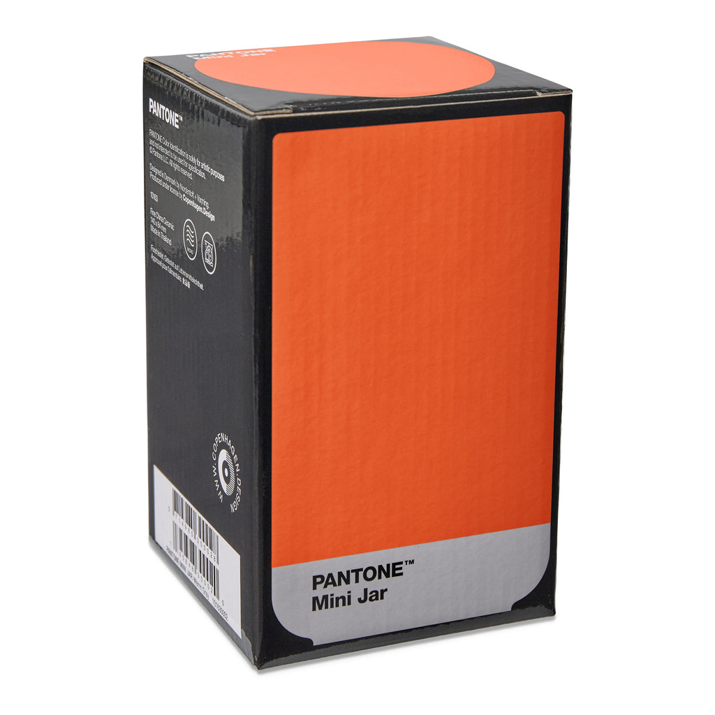 Pantone Mini Jar/Vase - Orange-Copenhagen Design-treehaus