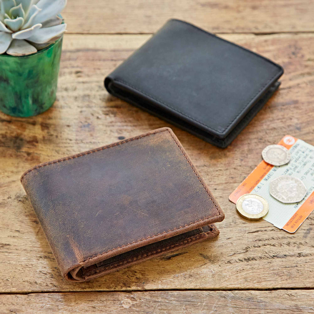 Paper High - Handmade Buffalo Leather Wallet - Brown-The Paper High Gift Company Limited-treehaus