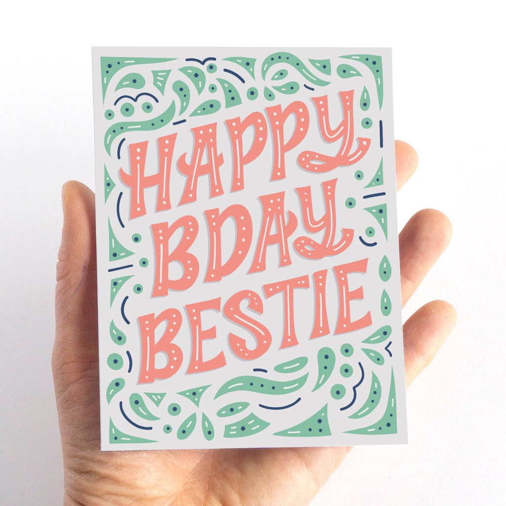 Pedaller Designs - Happy Bday Bestie Birthday-Pedaller Designs-treehaus