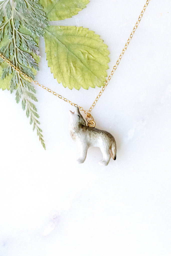 Peter and June - Tiny Coyote Necklace-Peter and June-treehaus