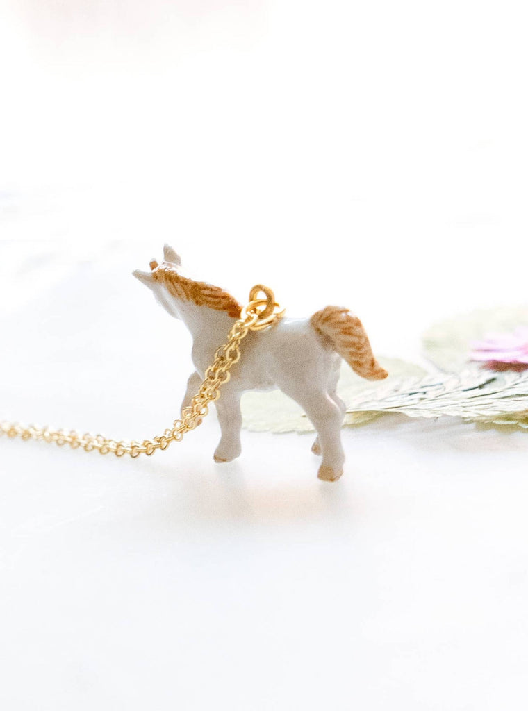 Peter and June - Tiny Unicorn Mama Necklace-Peter and June-treehaus