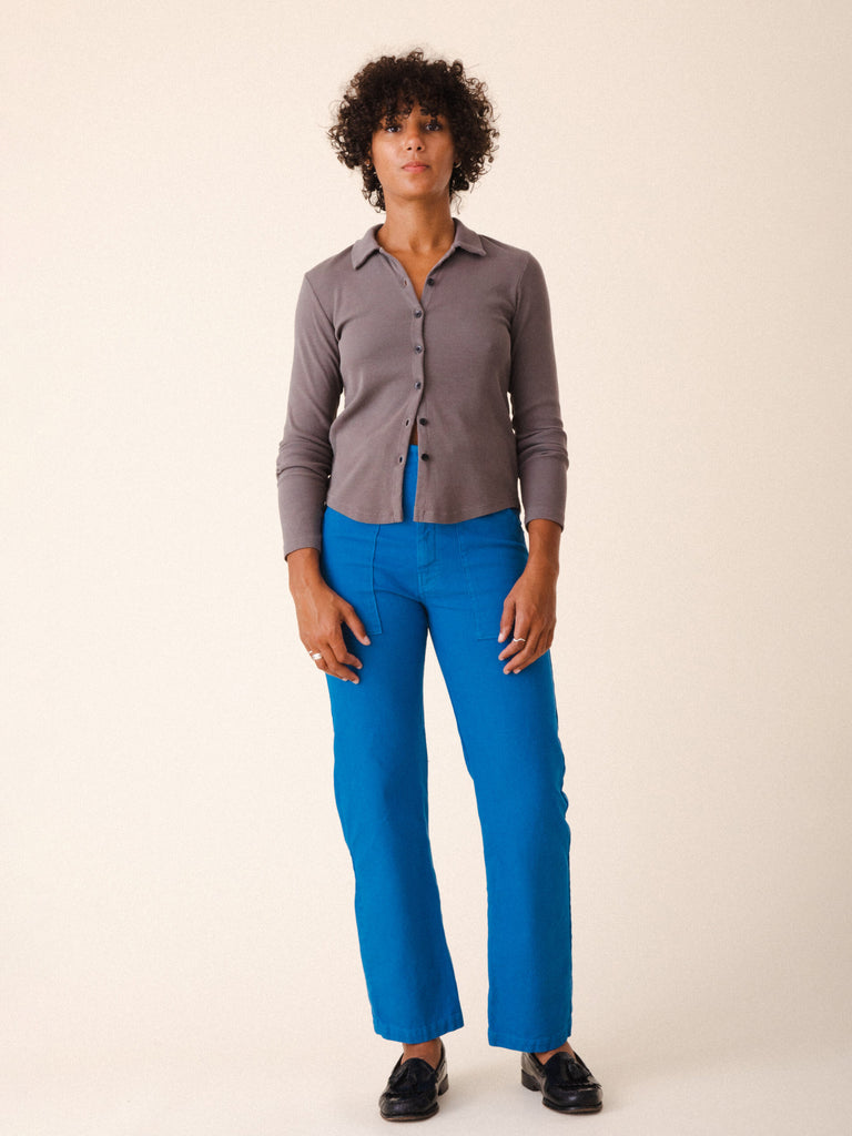 Prairie Underground - Canvas Utility Pant - French Blue-Prairie Underground-treehaus
