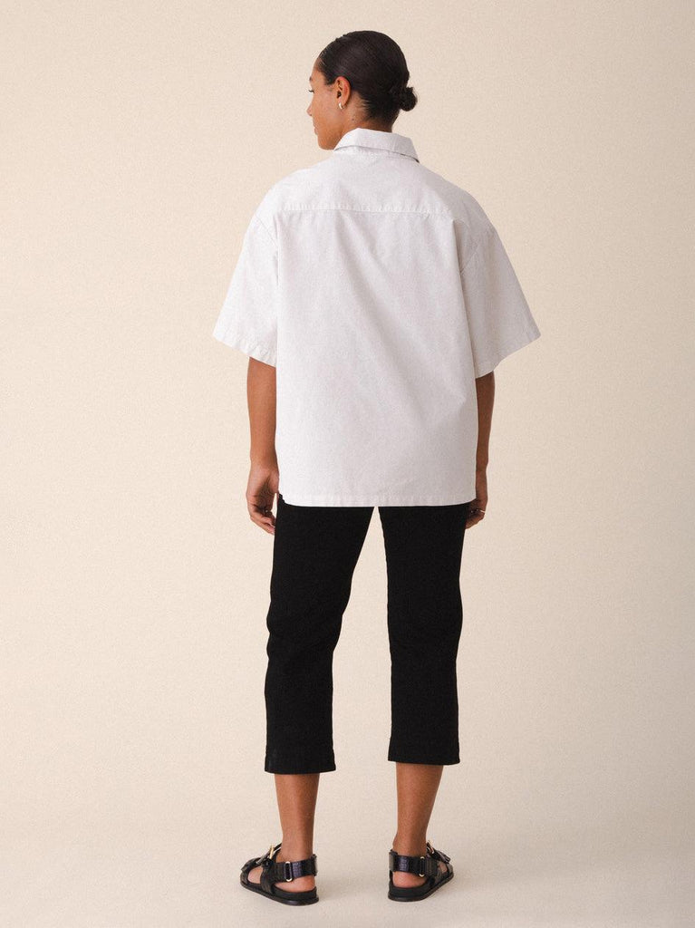 Prairie Underground - Oversized Work Shirt - Oyster-Prairie Underground-treehaus