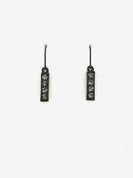 Rebel Designs Accessories - Small Rectangle Drop Earrings-Rebel Designs Accessories-treehaus