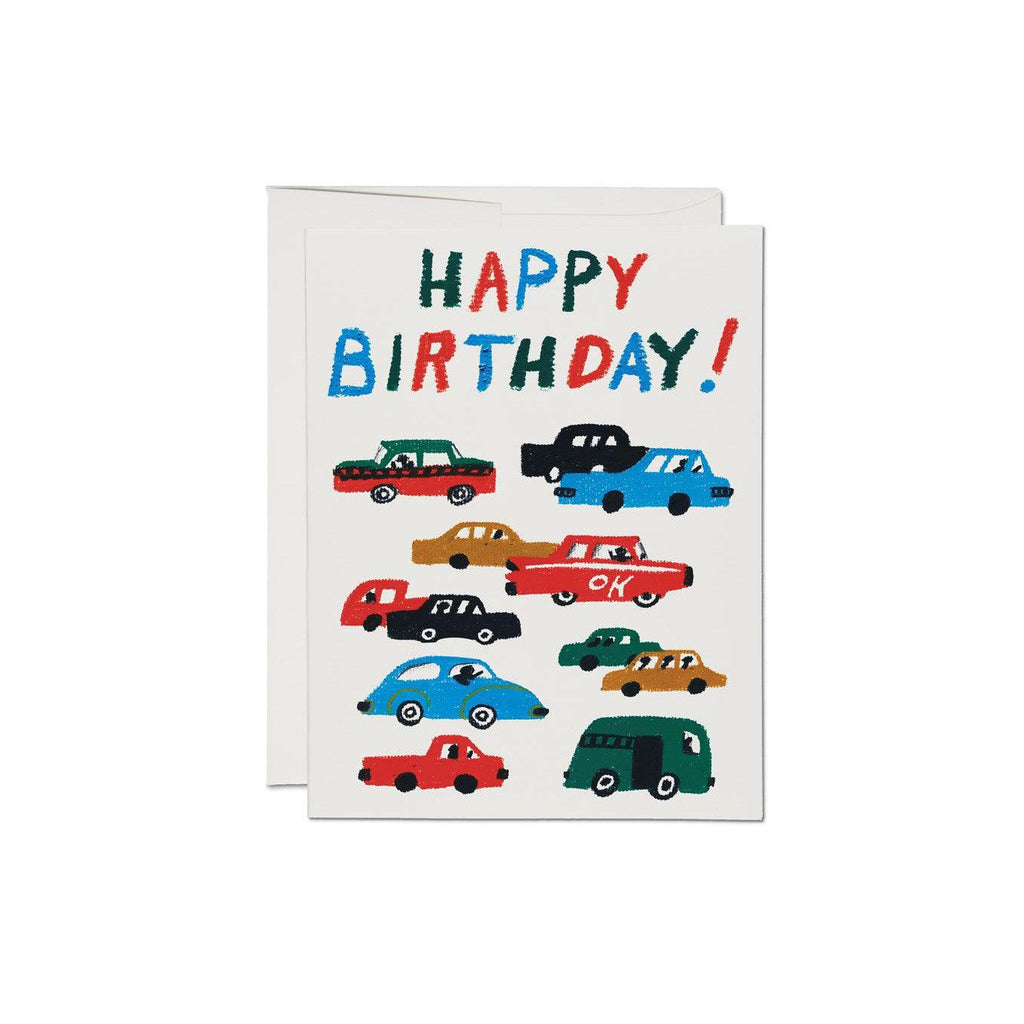 Red Cap Cards - Birthday Traffic-Red Cap Cards-treehaus