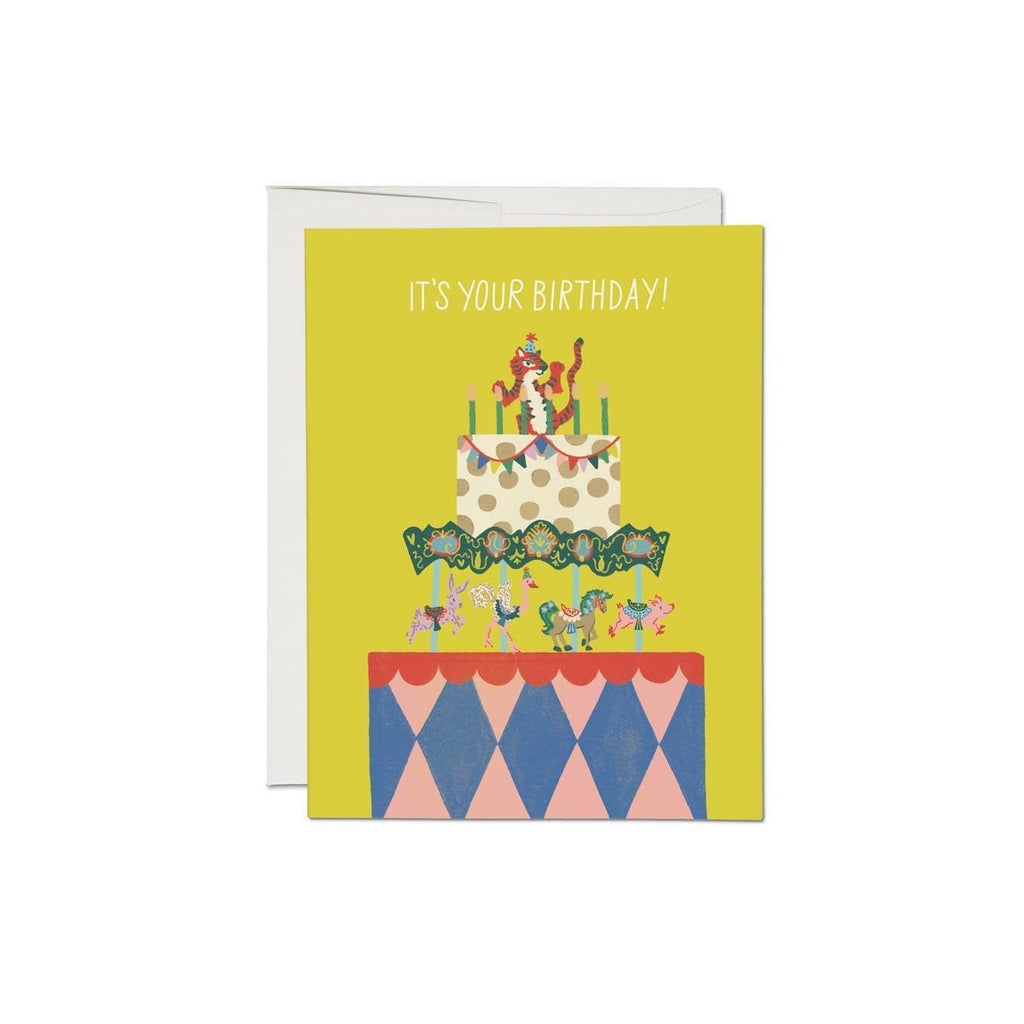 Red Cap Cards - Cake Carousel-Red Cap Cards-treehaus