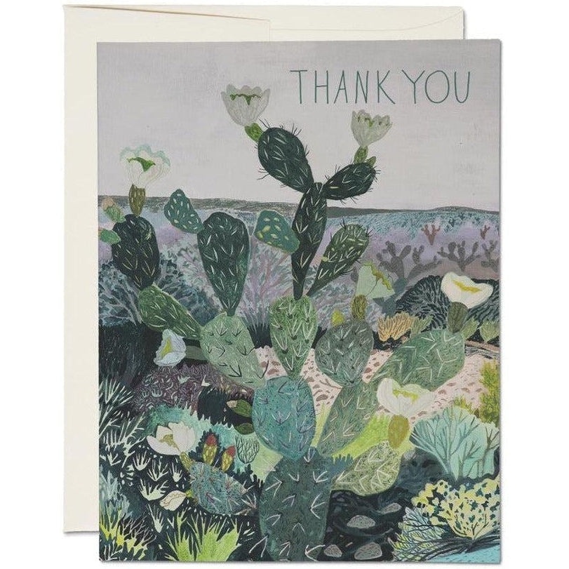 Red Cap Cards - Desert Landscape Thank You-Red Cap Cards-treehaus