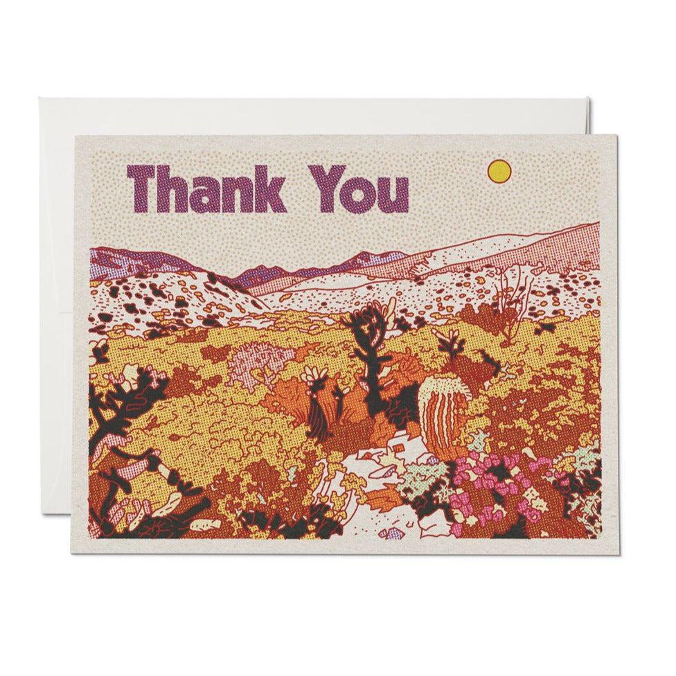 Red Cap Cards - Desert Thanks: Boxed Sets-Red Cap Cards-treehaus