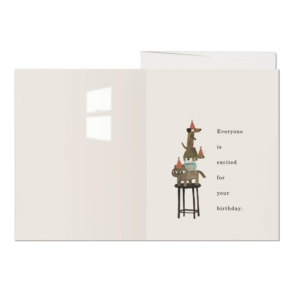 Red Cap Cards - Everyone Is Excited Birthday-Red Cap Cards-treehaus