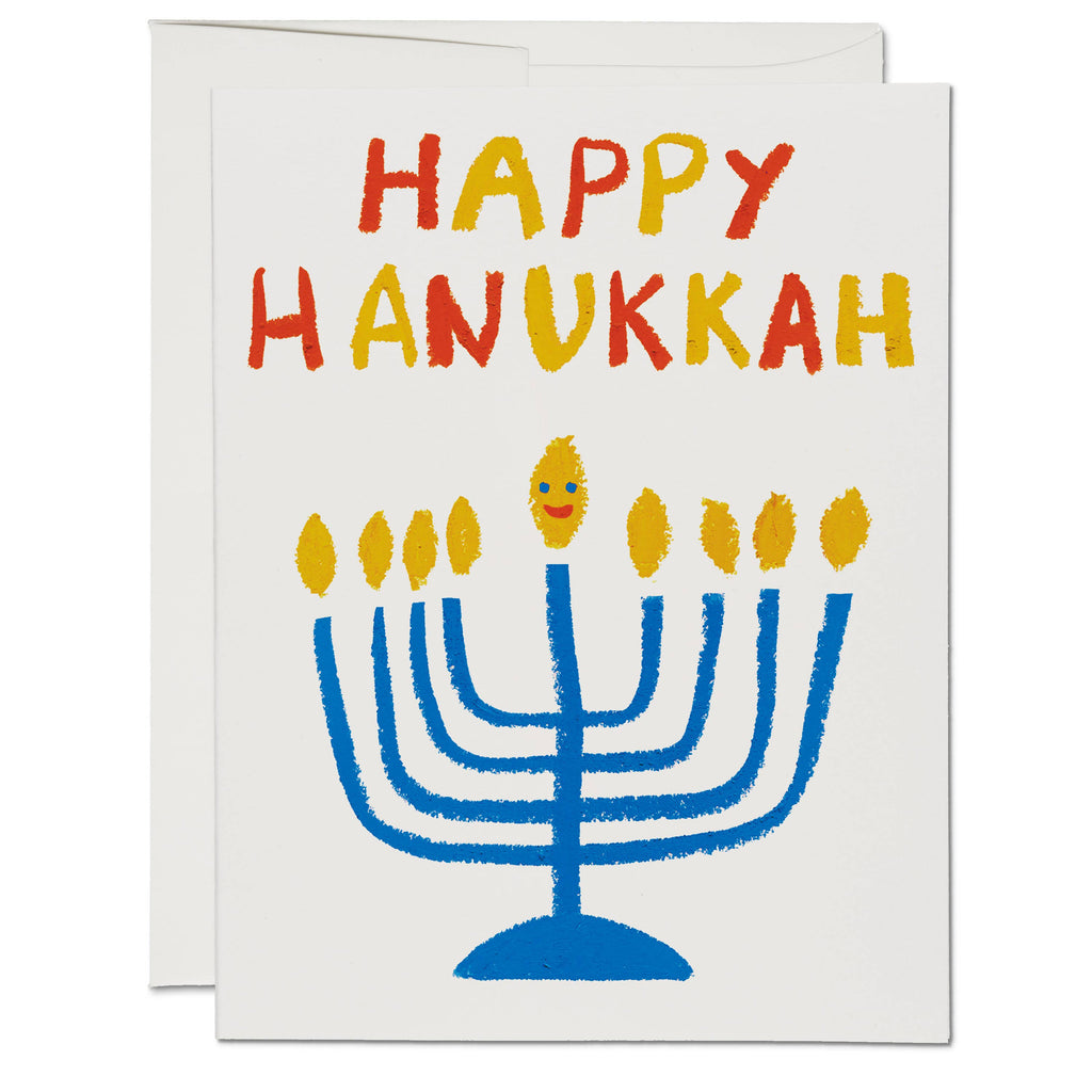 Red Cap Cards - Happy Menorah-Red Cap Cards-treehaus