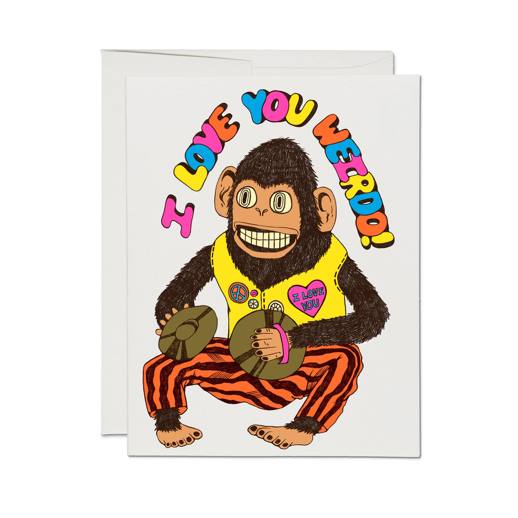 Red Cap Cards - Love You Weirdo-Red Cap Cards-treehaus