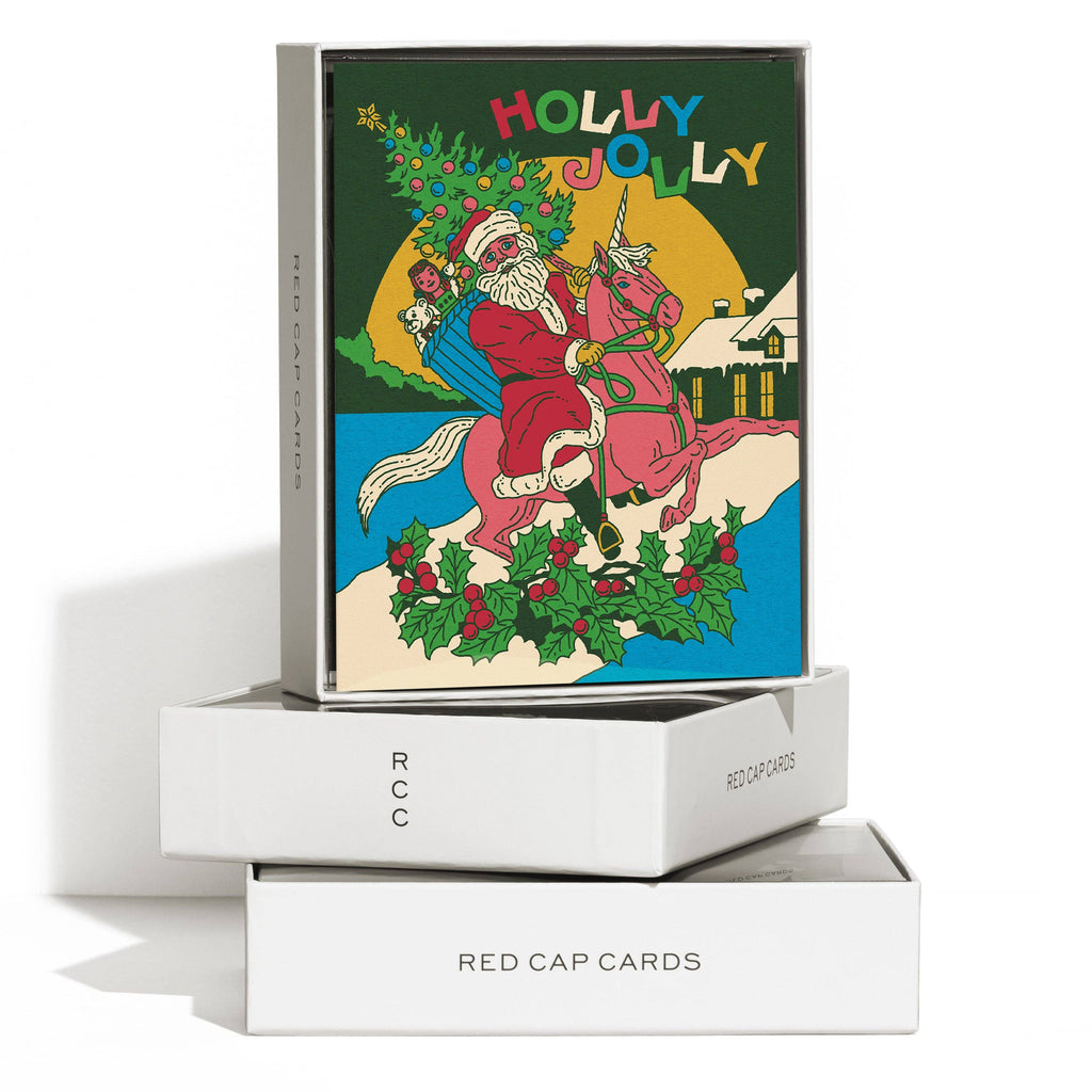 Red Cap Cards - Santa's Magic-Red Cap Cards-treehaus
