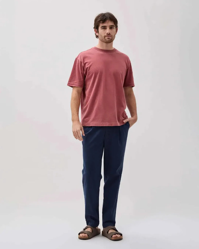 Richer Poorer - Relaxed Tee - Marsala-Richer Poorer-treehaus