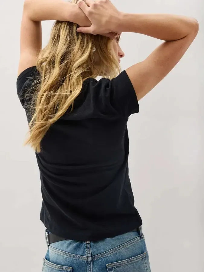 Richer Poorer - Vintage Jersey Short Sleeve T-Shirt - Black-Richer Poorer-treehaus