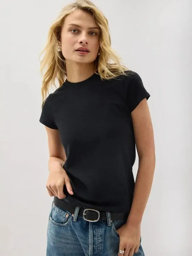 Richer Poorer - Vintage Jersey Short Sleeve T-Shirt - Black-Richer Poorer-treehaus