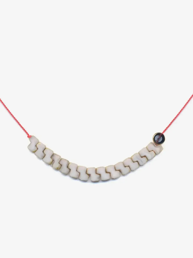 Ronni Kappos - Snakeskin Necklace-Ronni Kappos-treehaus