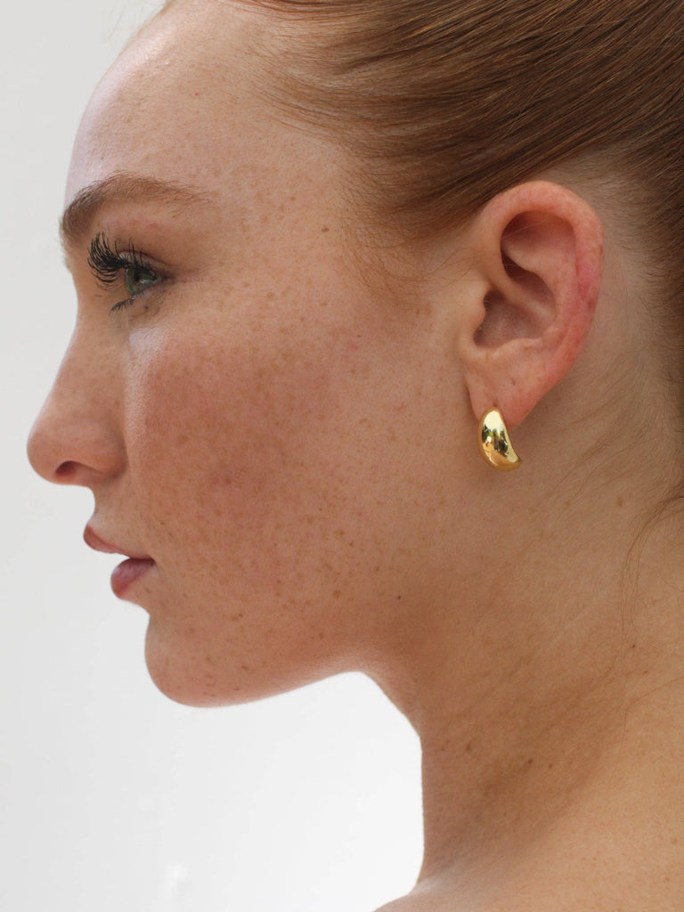 Rover & Kin - Luxe Gold Huggie Earrings-Rover & Kin-treehaus