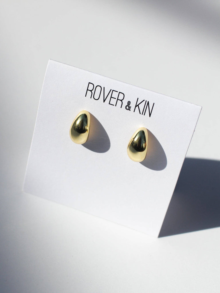 Rover & Kin - Luxe Gold Huggie Earrings-Rover & Kin-treehaus