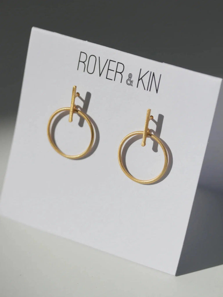 Rover & Kin - Luxe Gold Outline Earrings-Rover & Kin-treehaus