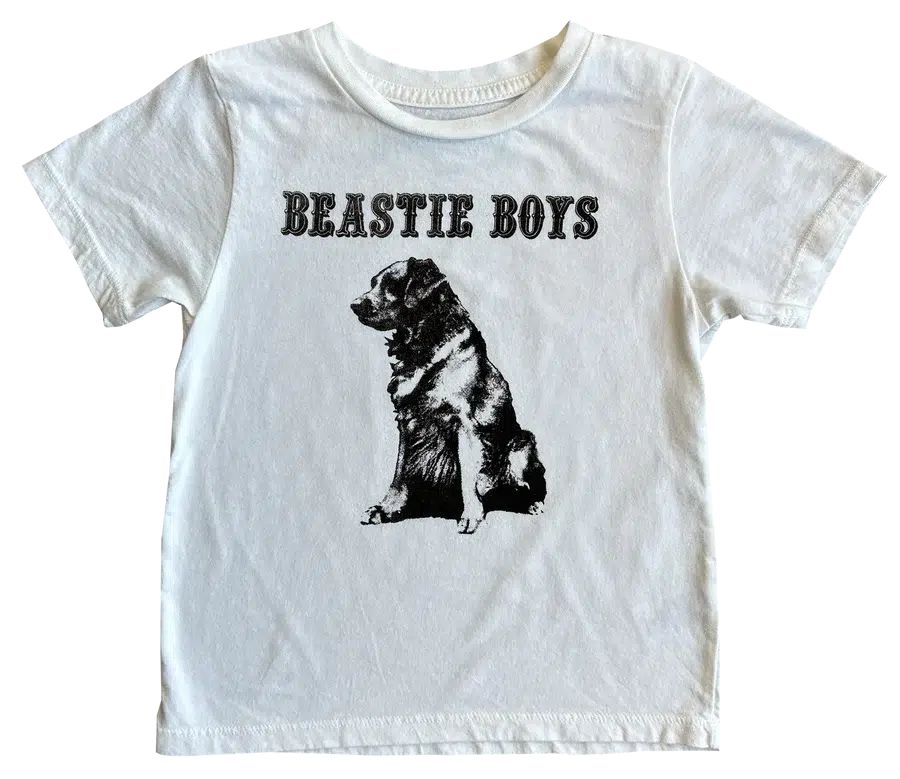 Rowdy Sprout - Beastie Boys T-Shirt - Vintage White-Rowdy Sprout-treehaus