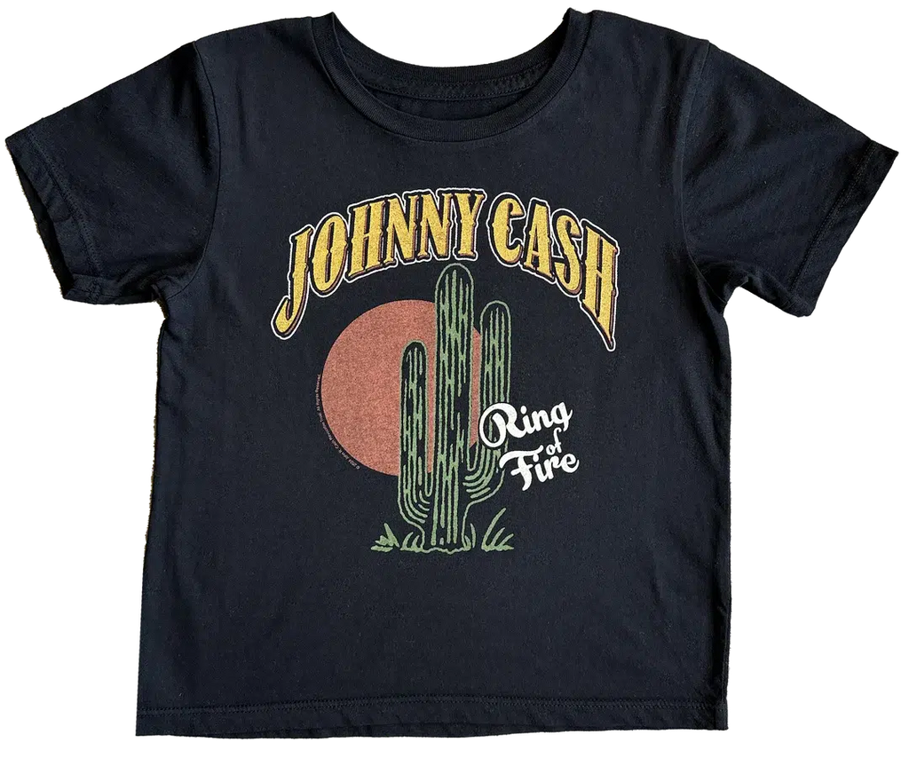 Rowdy Sprout - Johnny Cash T-Shirt - Black-Rowdy Sprout-treehaus