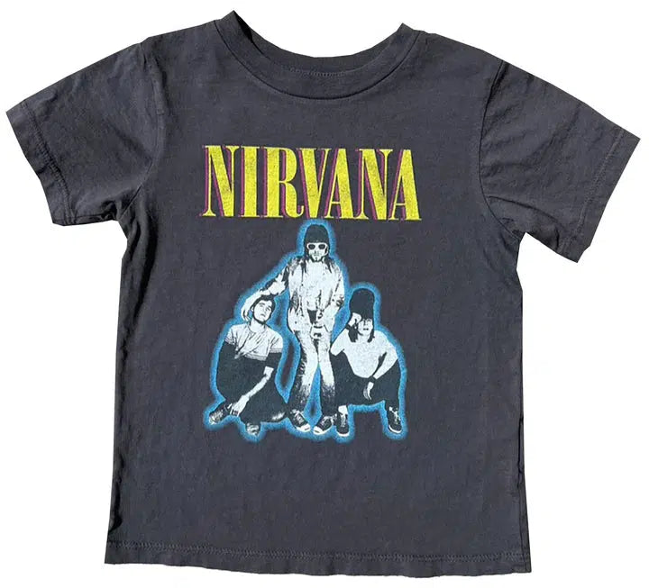 Rowdy Sprout - Nirvana T-shirt - Black-Rowdy Sprout-treehaus