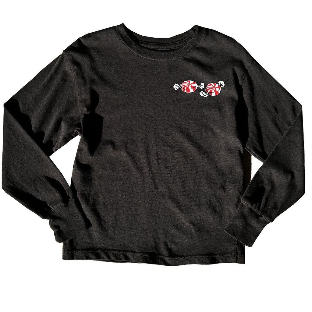 Rowdy Sprout - White Stripes Long Sleeve T-Shirt-Rowdy Sprout-treehaus