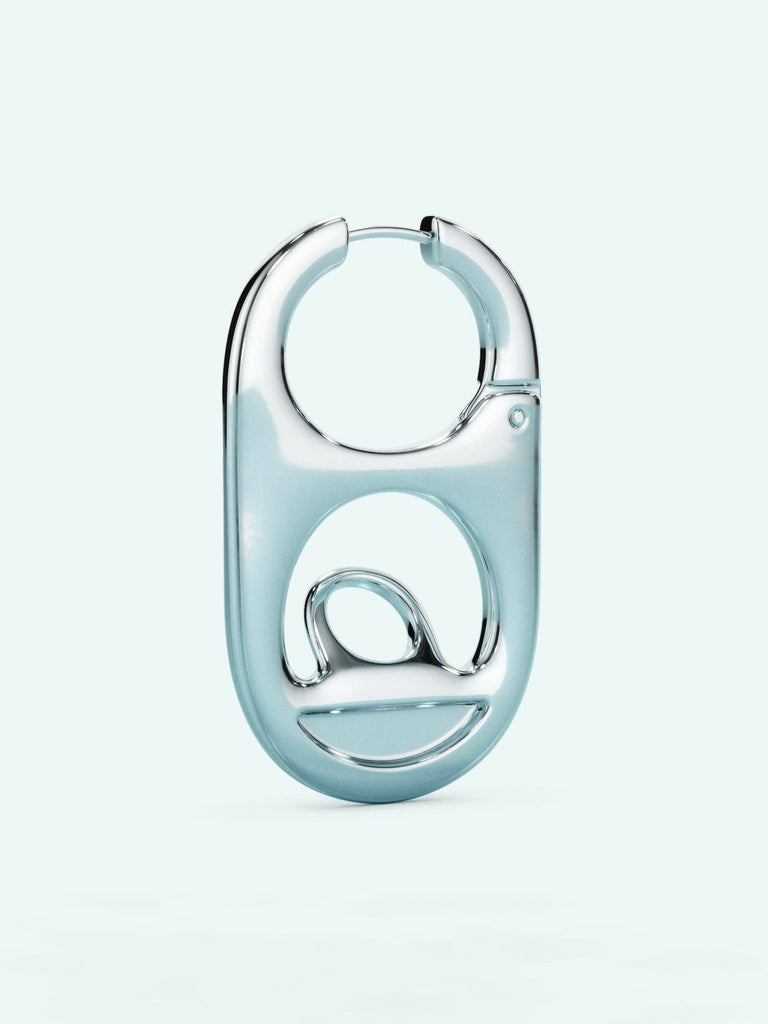 STUDIOCULT - Soda Tab Earring - Silver/Single-STUDIOCULT-treehaus