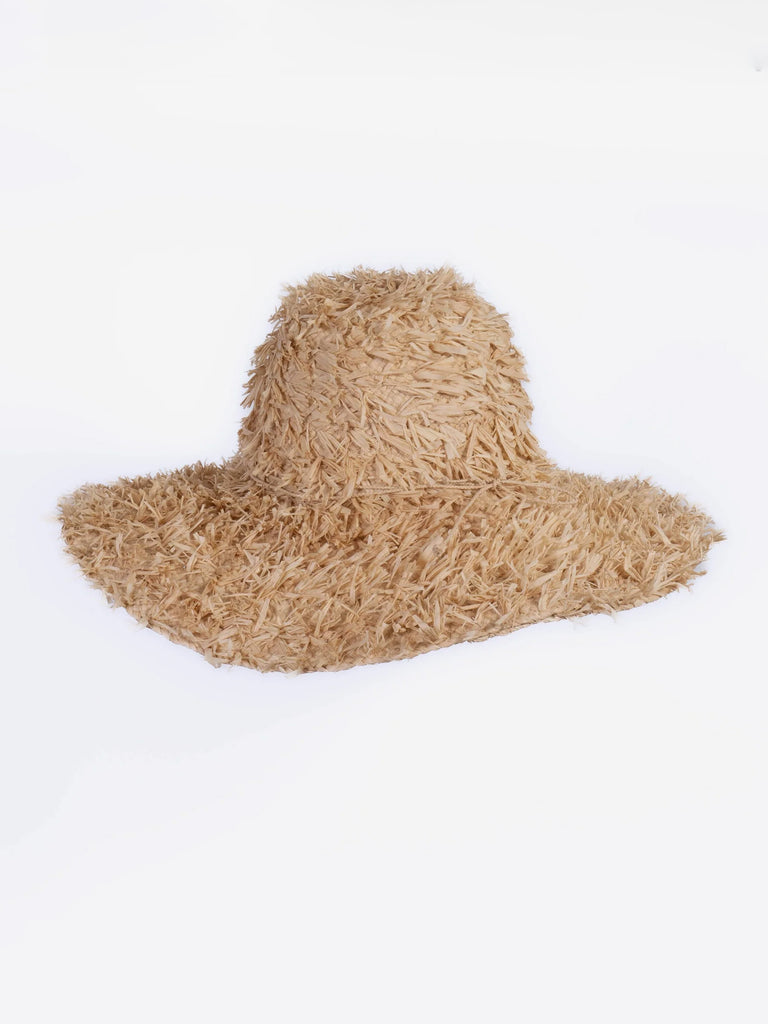 Sans Arcidet - Summertime Raffia Hat - Natural - Medium-Sans Arcidet-treehaus