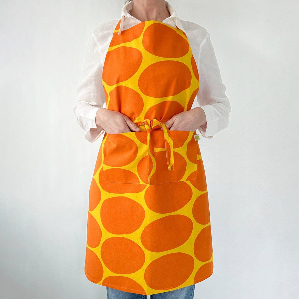 See Design - Apron - Globe - Yellow/Orange-See Design-treehaus