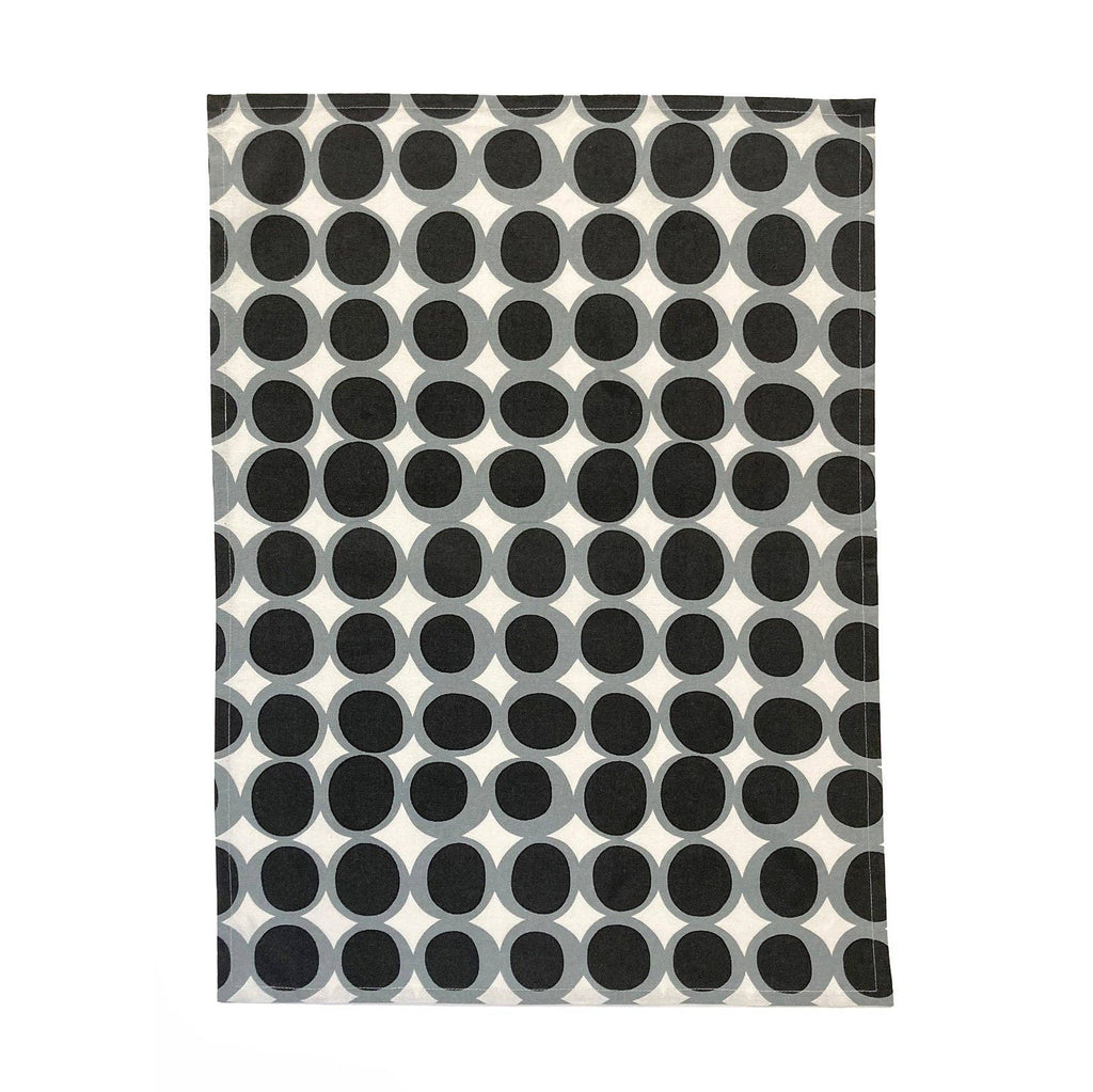 See Design - Tea Towels - Egg - Black/Grey-See Design-treehaus
