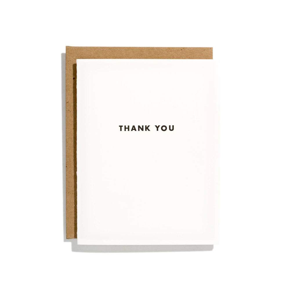Shorthand Press - Futura Thank You-Shorthand Press-treehaus