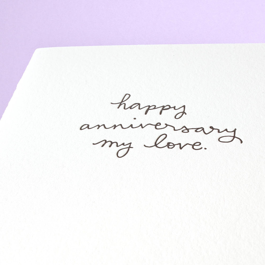 Shorthand Press - Happy Anniversary My Love-Shorthand Press-treehaus