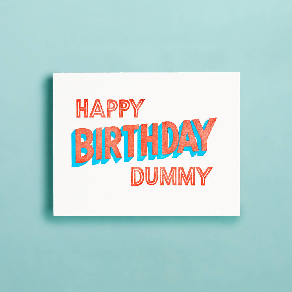 Shorthand Press - Happy Birthday Dummy-Shorthand Press-treehaus