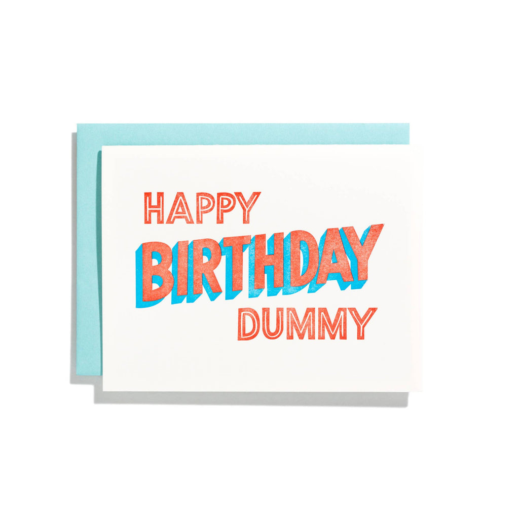 Shorthand Press - Happy Birthday Dummy-Shorthand Press-treehaus