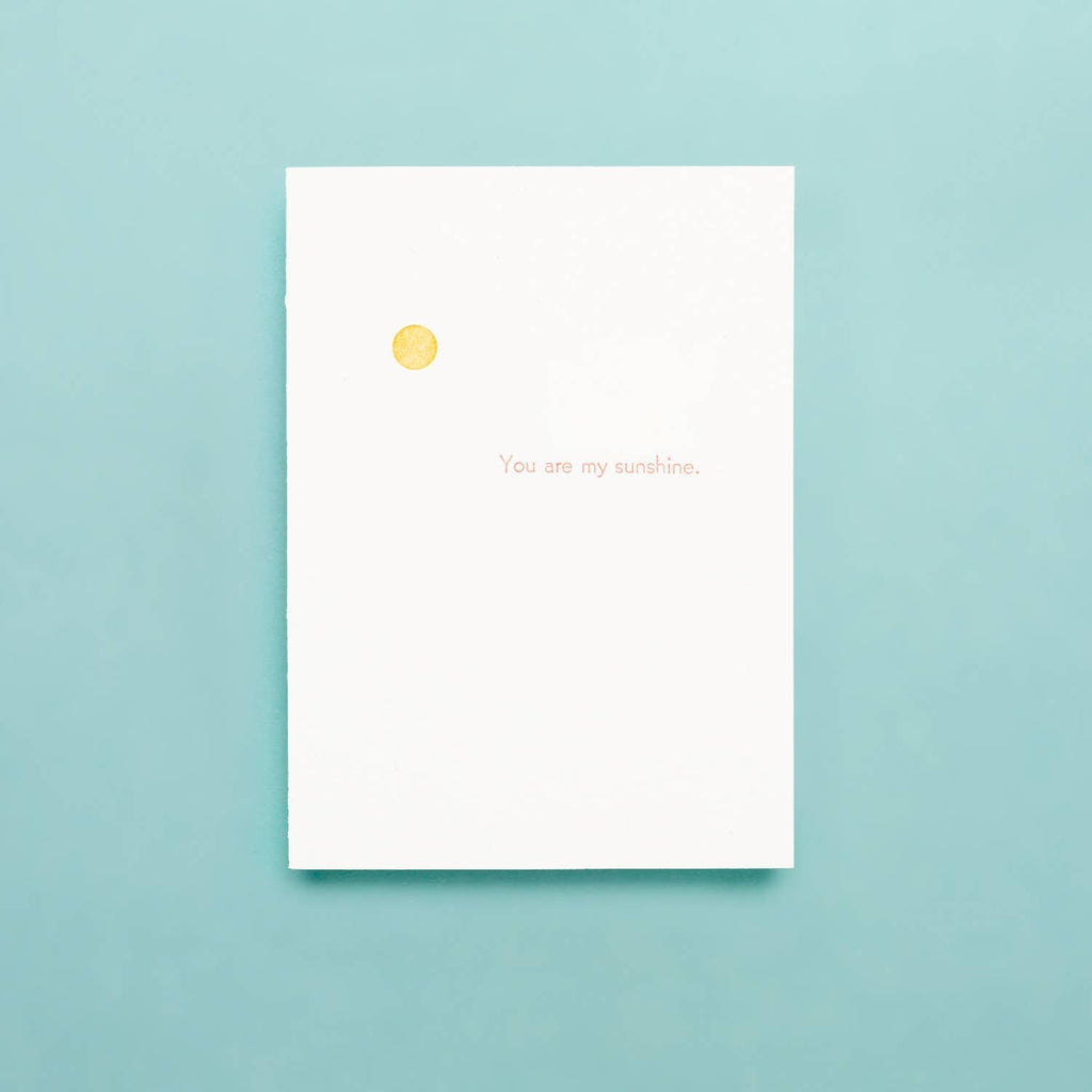 Shorthand Press - You Are My Sunshine-Shorthand Press-treehaus