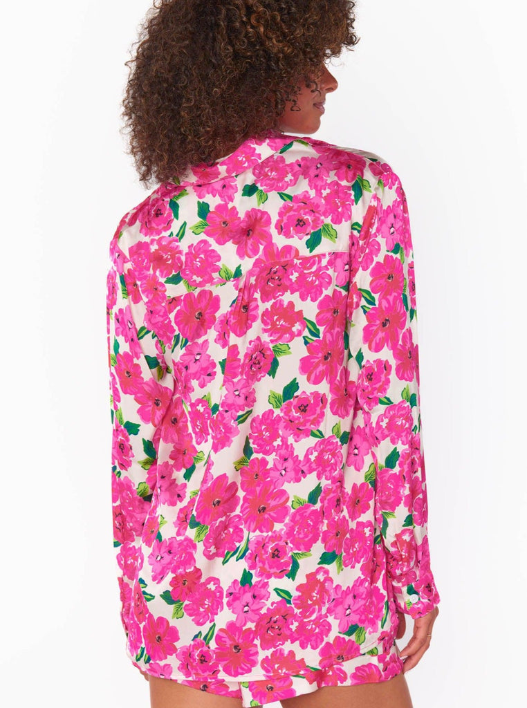Show Me Your Mumu - Early Riser Shorts PJ Set - Pink Floral-Show Me Your Mumu-treehaus
