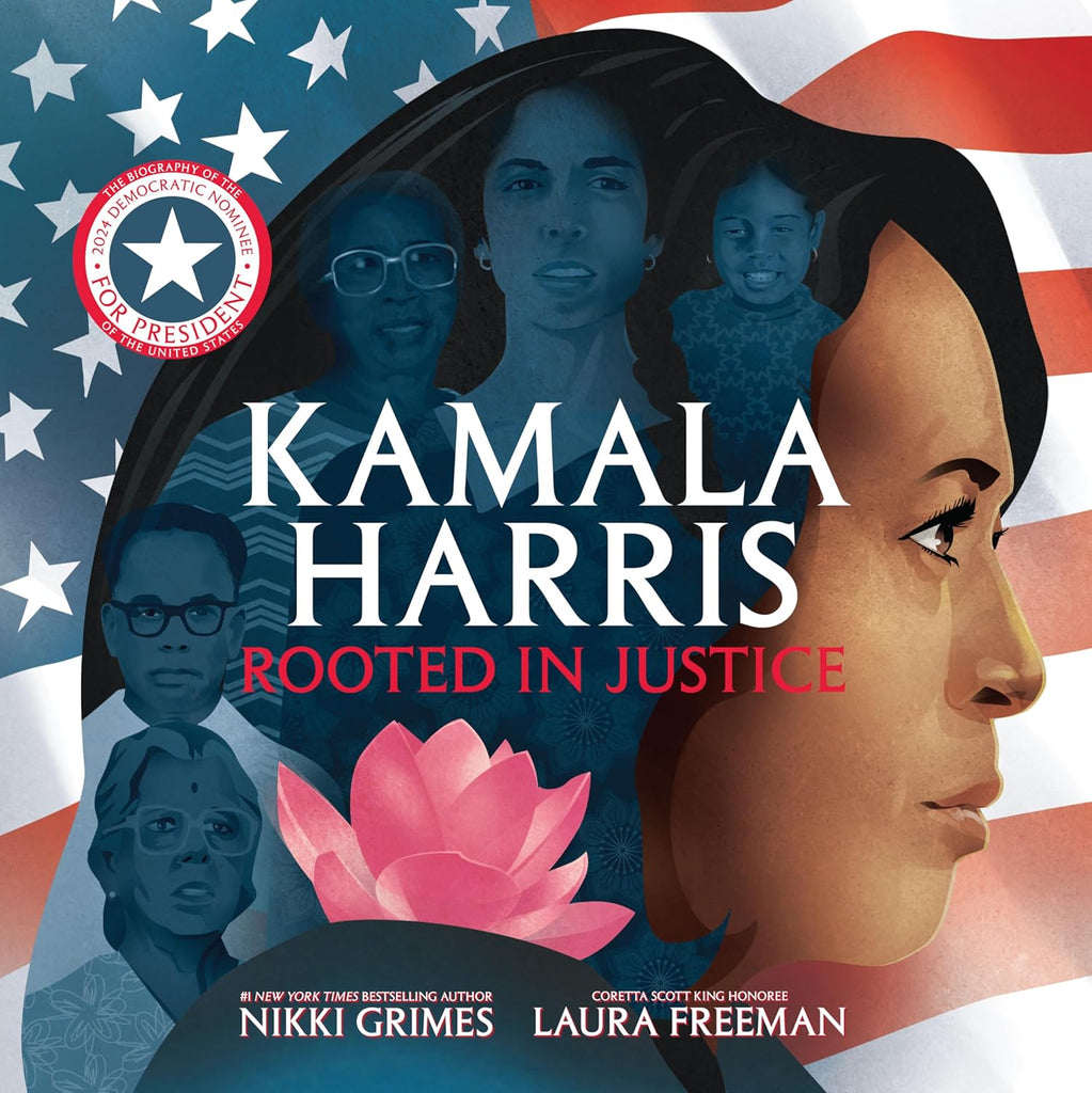 Simon & Schuster - Kamala Harris - Rooted in Justice - Hardcover-Simon & Schuster-treehaus