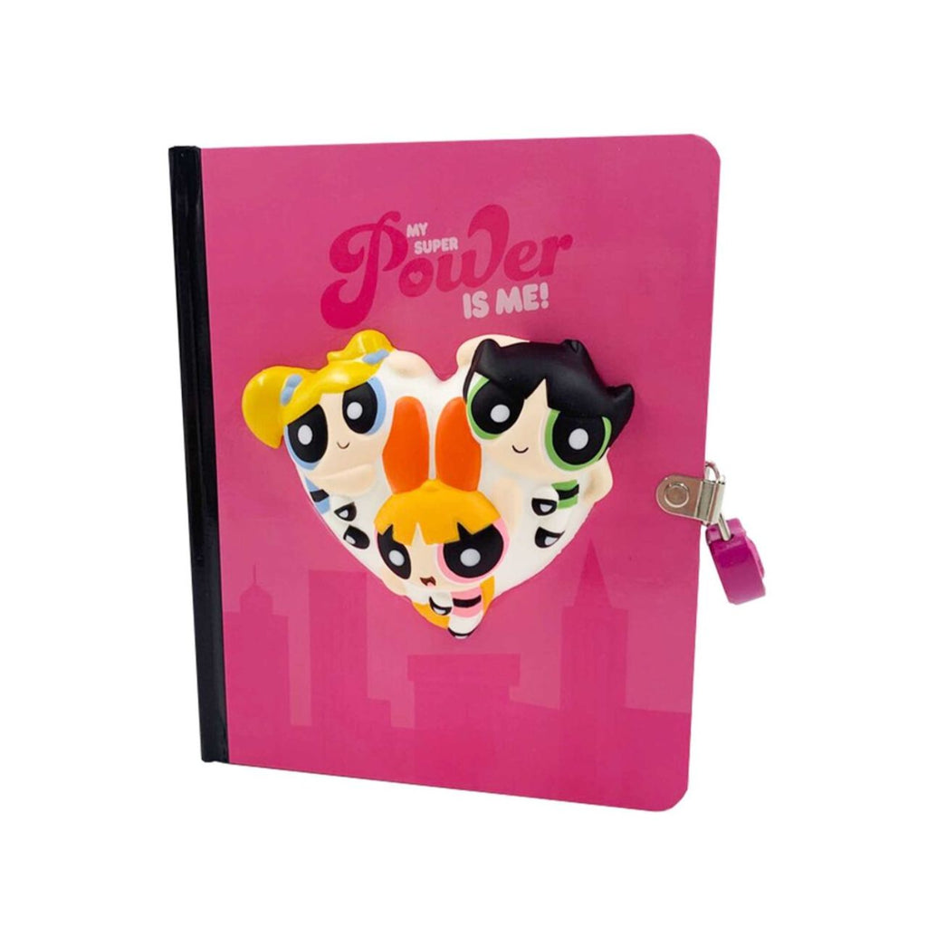 Simon & Schuster - Powerpuff Girls: Squishy Lock Diary-Simon & Schuster-treehaus