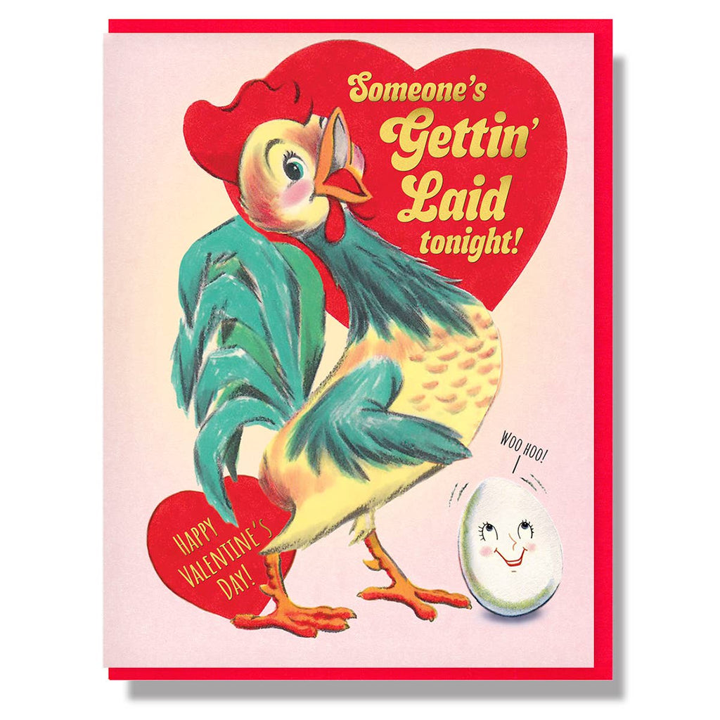 Smitten Kitten - Someone's Getting Laid Tonight Happy Valentine's Day Card-Smitten Kitten-treehaus